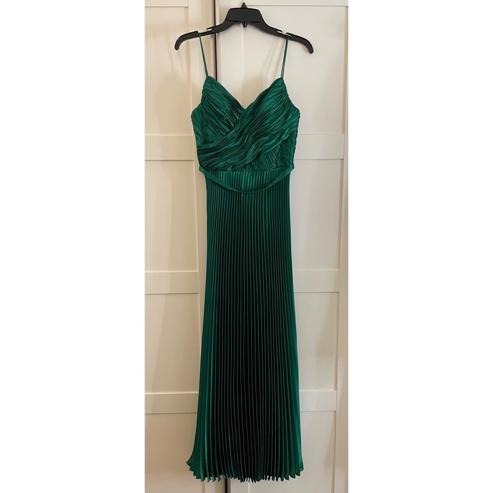 Floor length Emerald gown